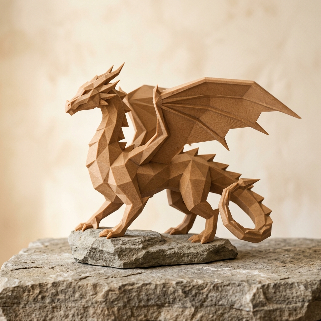 Imperial Eastern Articulated Dragon — 3D printed articulated dragon collectible by Alycia's Studio